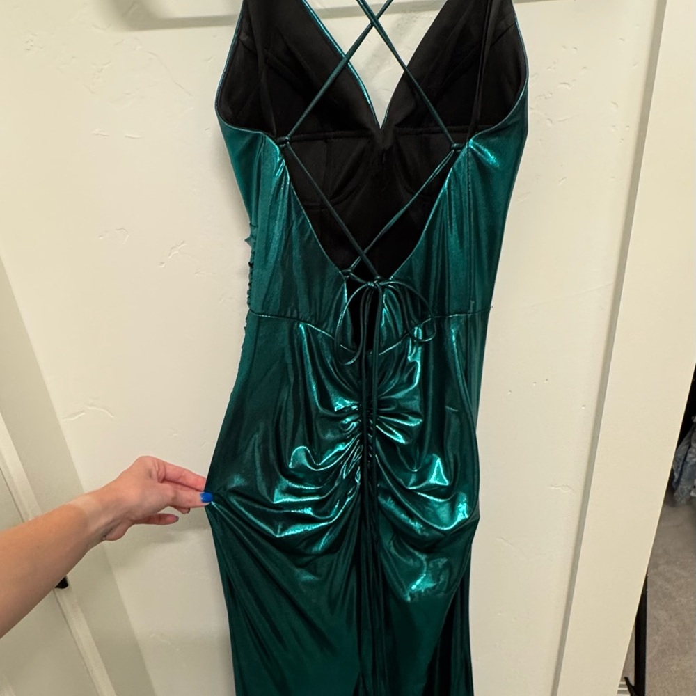 Emerald Green Strappy Dress